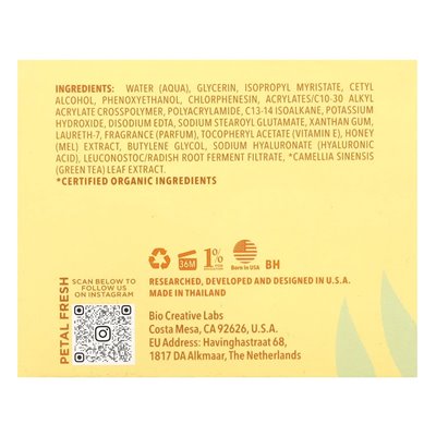 Petal Fresh Pure True Hydration Tägliche Feuchtigkeitscreme, Honigextrakt, Vitamin E, 4 fl oz (118 ml)