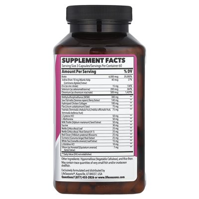 LifeSeasons, Beau-T, Hair, Skin & Nails, 180 Capsules LifeSeasons, Beau-T, Hair, Skin & Nails, 180 Capsules