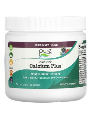 Pure Essence, Ionic-Fizz, Calcium Plus, gemischte Beeren, 7,41 oz (210 g)