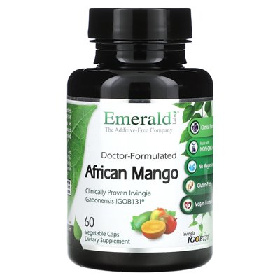 Emerald Laboratories, African Mango, 60 czapek warzywnych