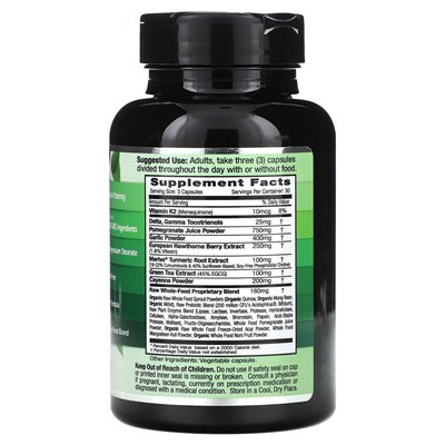 Emerald Laboratories, Heart Artery i żyły zdrowie, 90 czapek warzywnych