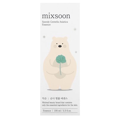 Mixsoon, Soondy Centella Asiatica Essence, 3,3 Fl Oz (100 ml)