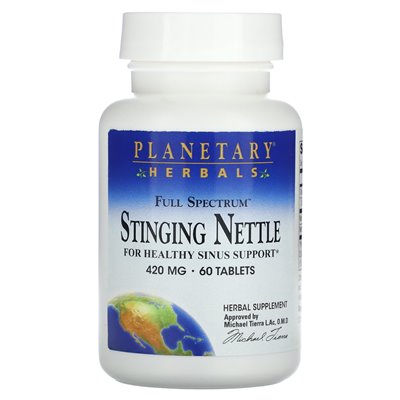 Planetary Herbals, Full Spectrum ™ Singing Pokrzywa, 420 mg, 60 tabletek