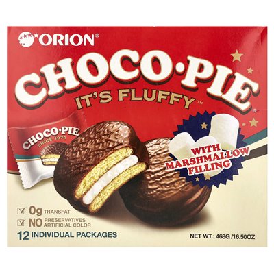 Orion, Choco Pie® z wypełnieniem pianki, 12 indywidualnych pakietów, 16,5 uncji (468 g)