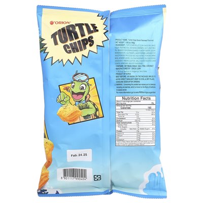 Orion, Turtle Chips, Seaweed, 5.65 oz (160 g)