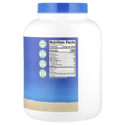 Nutricost, organiczne białko grochu, niezmożone, 5 funtów (2268 g)