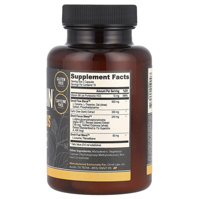 Onnit, Alpha Brain®, 30 Kapseln