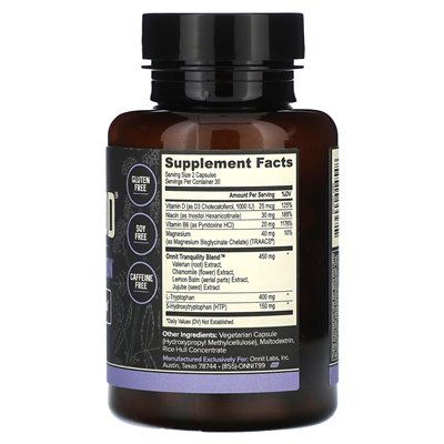 Onnit, neue Stimmung, Stimmung und Entspannung, 60 Kapseln