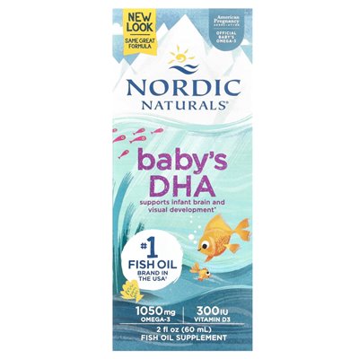 Nordic Naturals, Baby's Dha, 2 Fl Oz (60 ml) Nordic Naturals, Baby's Dha, 2 Fl Oz (60 ml)