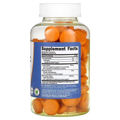 Nutricost, Turmeric, Lemon, 120 Gummies Nutricost, Turmeric, Lemon, 120 Gummies