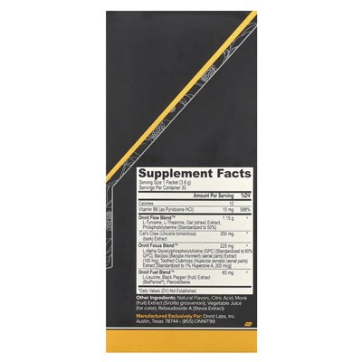 Onnit, Alpha Brain® Instant, Peach, 30 Packets, 0.13 oz (3.6 g)