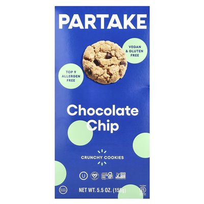 Partak, knusprige Kekse, Schokoladenstückchen, 5,5 oz (156 g)