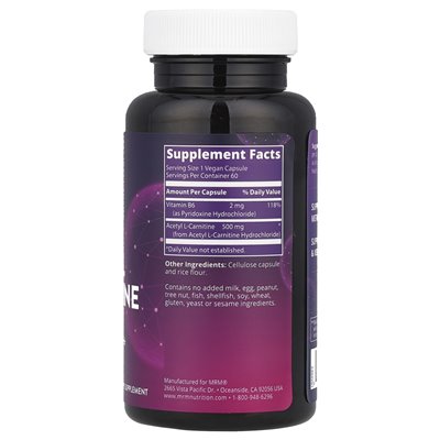 MRM Nutrition, Acetyl Carnitine, 60 Vegan Capsules