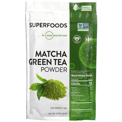 MRM Nutrition, Matcha Green Tea Powder, 6 uncji (170 g)