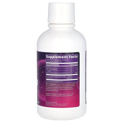 MRM Nutrition, COQ-10 L-Carnitine Liquid, Orange-wanilla, 16 Oz (480 ml)