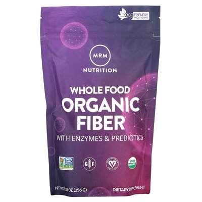 MRM Nutrition, Whole Food, Organiczne błonnik z enzymami i prebiotykami, 9,03 uncji (256 g)