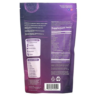 MRM Nutrition, Whole Food, Organiczne błonnik z enzymami i prebiotykami, 9,03 uncji (256 g)