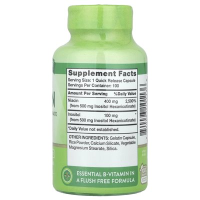 Nature's Truth, Niacyna Bez Ściągania, 500 mg, 100 szybko wchłaniających się Kapsułek Nature's Truth, Niacyna Bez Ściągania, 500 mg, 100 szybko wchłaniających się Kapsułek