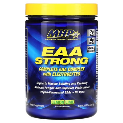MHP, EAA Strong, Lemon Lime, 10,72 uncji (303,9 g) MHP, EAA Strong, Lemon Lime, 10,72 uncji (303,9 g)