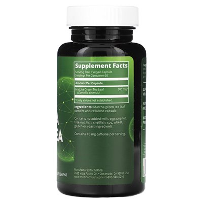 MRM Nutrition, Matcha-Grüntee, 60 vegane Kapseln