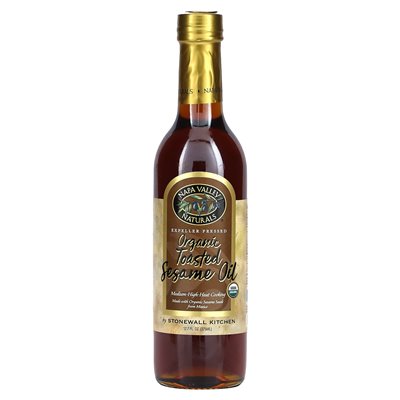 Napa Valley Naturals, Organic Toasted Sesame Oil, 12,7 Fl Oz (375 ml) Napa Valley Naturals, Organic Toasted Sesame Oil, 12,7 Fl Oz (375 ml)
