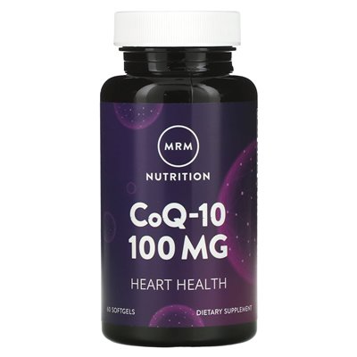 MRM Nutrition, CoQ-10, 100 mg, 60 Softgeli MRM Nutrition, CoQ-10, 100 mg, 60 Softgeli