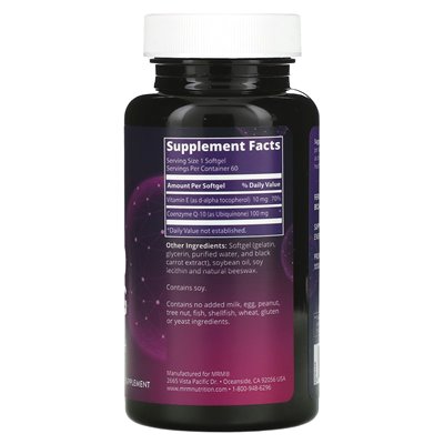 MRM Nutrition, CoQ-10, 100 mg, 60 Softgeli MRM Nutrition, CoQ-10, 100 mg, 60 Softgeli