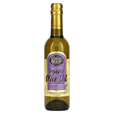 Napa Valley Naturals, Organic Olive Oil, Extra Virgin, 12.7 Fl Oz (375 ml)