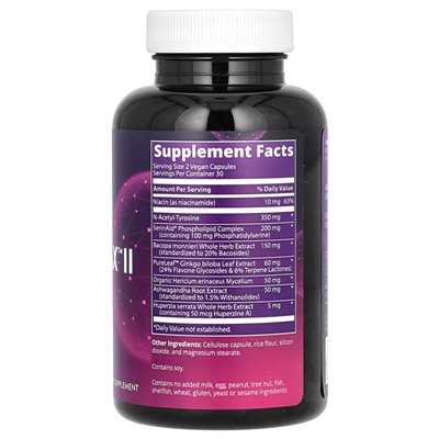 MRM Nutrition, Neuro-Max II, 60 wegańskich kapsułek