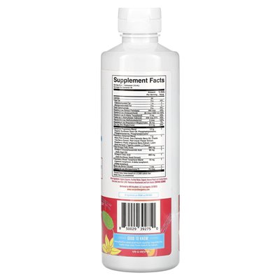 Maryruth's, Women's 40+ Multiwitamin z wsparciem hormonalnym, Vanilla Peach, 15.22 Fl Oz (450 ml)