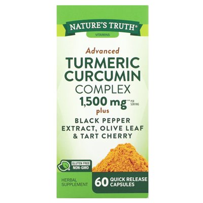 Nature's Truth, Kurkuma-Curcumin-Komplex, 1500 mg, 60 Kapseln mit schneller Wirkstofffreisetzung (750 mg pro Kapsel)