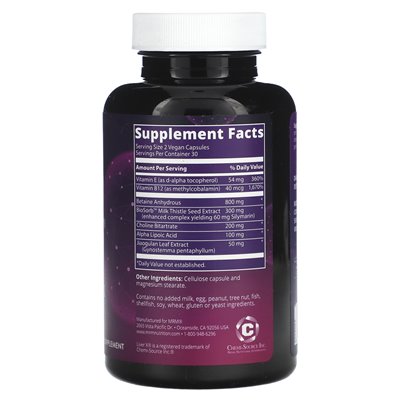 MRM Nutrition, Ernährung, Liver X, 60 vegane Kapseln