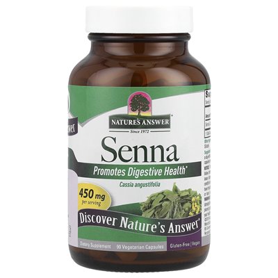 Nature's Answer, Senna, 450mg, 90 Vegetarian Capsules