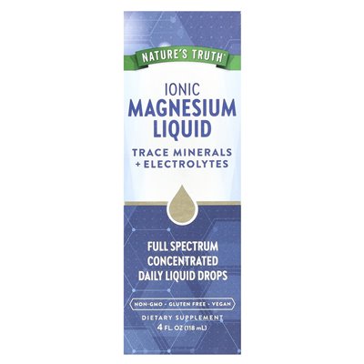 Nature's Truth, Jonic Magnesium Liquid, Unphhyspded, 4 Fl Oz (118 ml) Nature's Truth, Jonic Magnesium Liquid, Unphhyspded, 4 Fl Oz (118 ml)