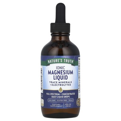 Nature's Truth, Jonic Magnesium Liquid, Unphhyspded, 4 Fl Oz (118 ml) Nature's Truth, Jonic Magnesium Liquid, Unphhyspded, 4 Fl Oz (118 ml)
