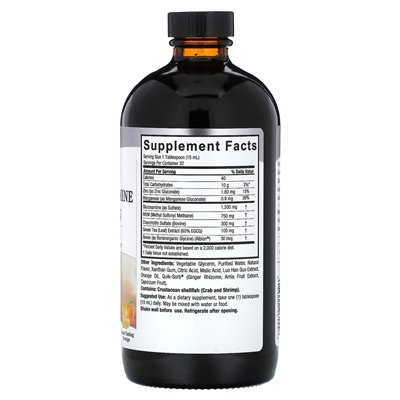 Odpowiedź natury, płynna glukozamina chondroityna, pomarańczowy, 16 Oz (480 ml) Odpowiedź natury, płynna glukozamina chondroityna, pomarańczowy, 16 Oz (480 ml)