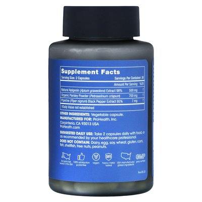 Długość zdrowotna, pełne spektrum apigenina plus, 250 mg, 60 kapsułek