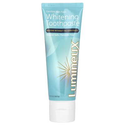 Lumineux Oral Essentials, Certyfikowana Nie-toksyczna Pasty do Wybielania Zębów, 3.75 oz (106 g) Lumineux Oral Essentials, Certyfikowana Nie-toksyczna Pasty do Wybielania Zębów, 3.75 oz (106 g)