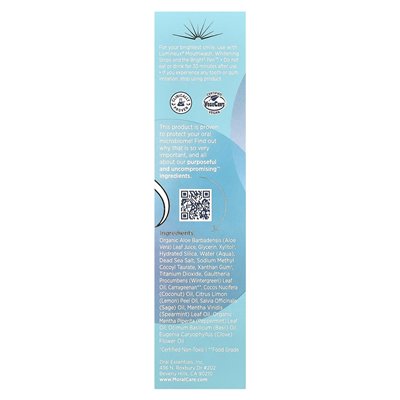 Lumineux Oral Essentials, Certyfikowana Nie-toksyczna Pasty do Wybielania Zębów, 3.75 oz (106 g) Lumineux Oral Essentials, Certyfikowana Nie-toksyczna Pasty do Wybielania Zębów, 3.75 oz (106 g)