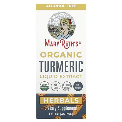 Maryruth's, organiczny wyciąg z kurkumy, wolny od alkoholu, 1190 mg, 1 fl oz (30 ml) Maryruth's, organiczny wyciąg z kurkumy, wolny od alkoholu, 1190 mg, 1 fl oz (30 ml)