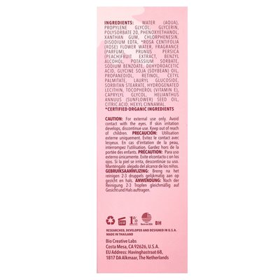 Płatkowe świeże, czyste, odmładzanie surowicy, woda różowa, 1,79 fl oz (53 ml)