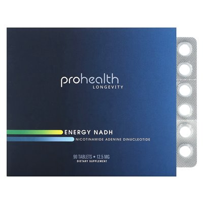 Długość zdrowotna, energia Nadh, 12,5 mg, 90 tabletek Długość zdrowotna, energia Nadh, 12,5 mg, 90 tabletek