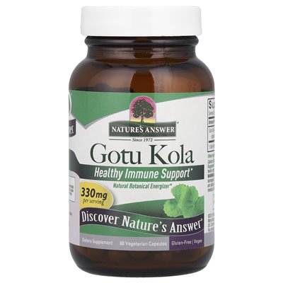 Nature's Answer, Gotu Kola, 330 mg, 60 vegetarische Kapseln