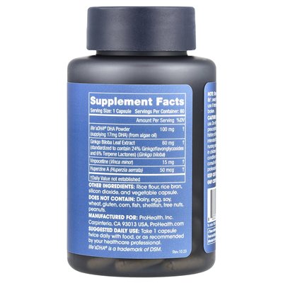 Longevity of health ban, think clearly, 60 capsules