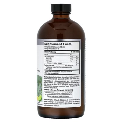Odpowiedź natury, włókno płynne, naturalna cytryna, 16 fl oz (480 ml) Odpowiedź natury, włókno płynne, naturalna cytryna, 16 fl oz (480 ml)