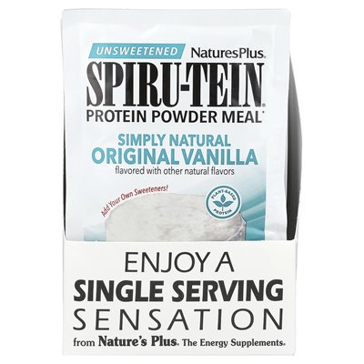 Naturesplus, Spiru-Tein®, Protein Powder, Untamed, Vanilla, 8 Packets, 0.8 oz (23 g) Each