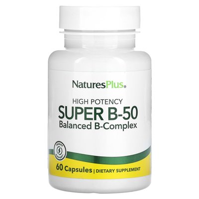 Naturesplus, Super B-50 o dużej mocy, 60 kapsułek
