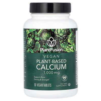 Plantfusion, wapń na bazie wegańskiej planety, 1000 mg, 90 tabletek (333 mg na tablet)