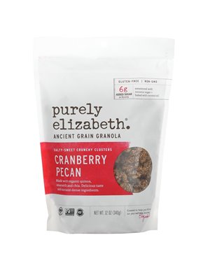 Purely Elizabeth, Ancient Grain Granola, Sweet & Salty Crispy Pea, Cranberry Pecan, 12 oz (340 g)
