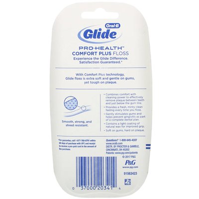 Oral-B, szybkie, pro-health, komfort plus floss, mennica, 2 paczki, 43,7 yd (40 m)
